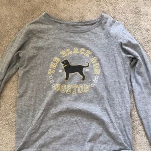 black dog long sleeve shirt